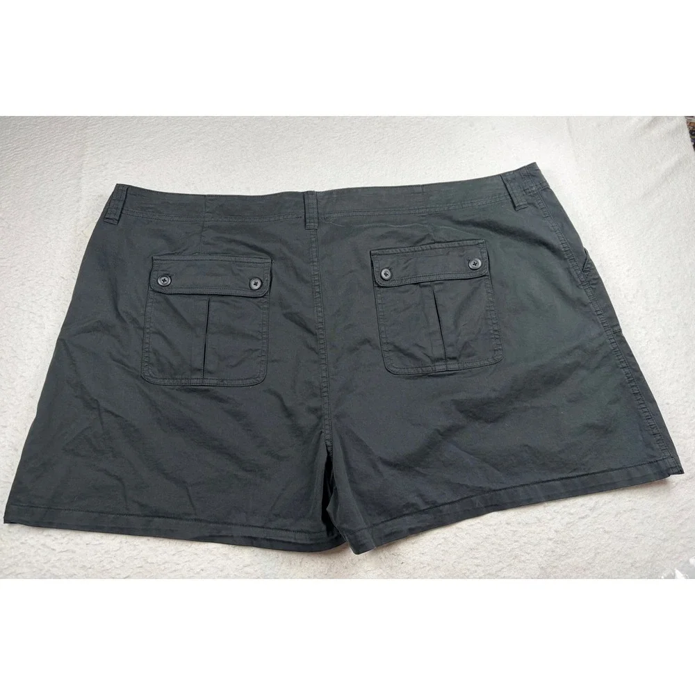 BP. Nordstrom Womens Black Utility Stretch Shorts Size 26 Plus XX7503 NWT